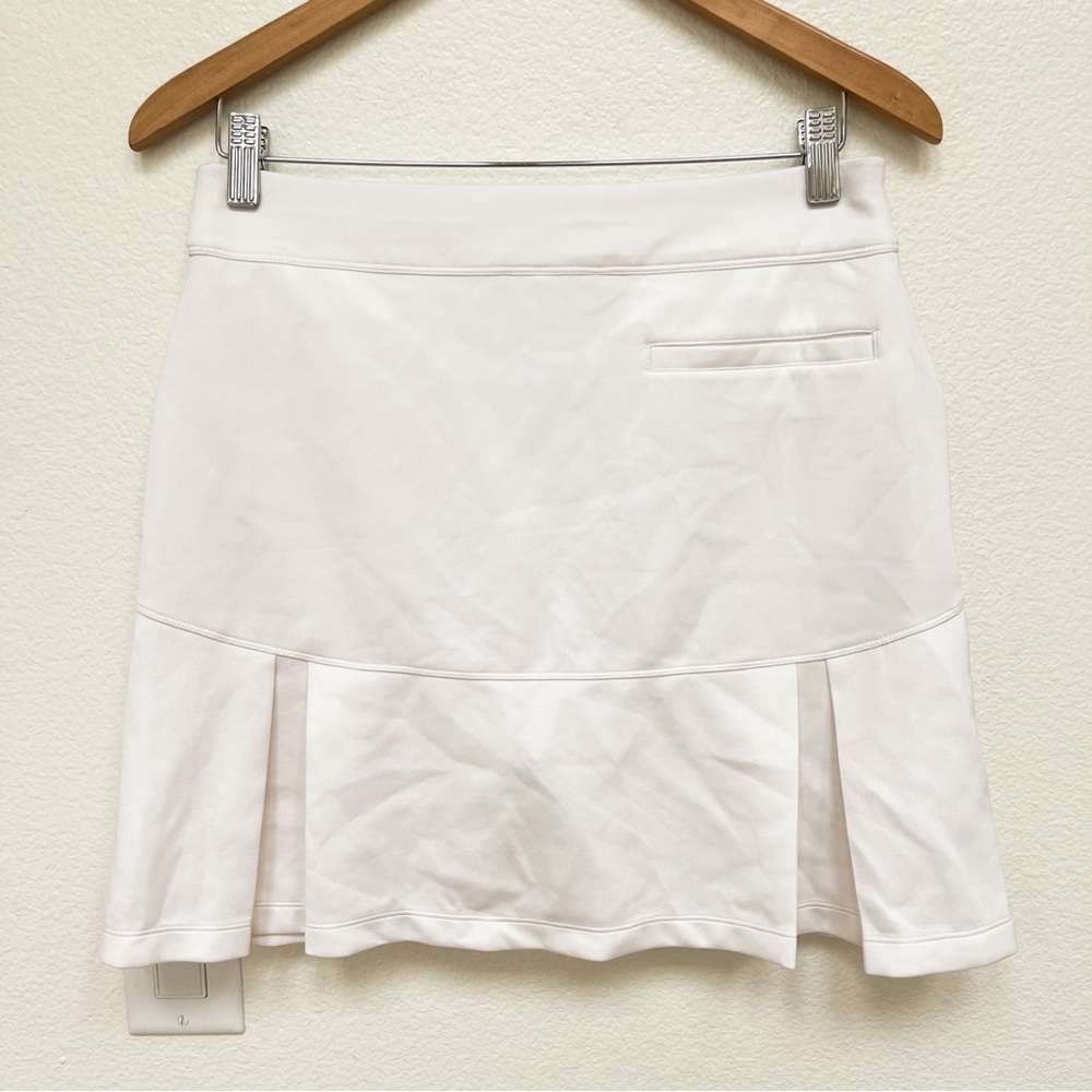 Adidas Pleated Ruffle White Tennis Skort Size S - Picture 2 of 4